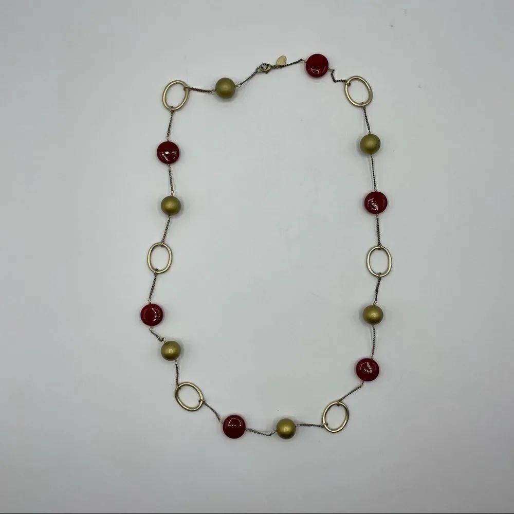 Lisa Sophia Gold Beaded Long Necklace